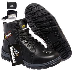 Kit Bota Motociclista Bootsland Masculina em Couro... - LOJA BOOTSLAND