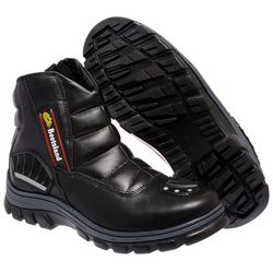 Bota Coturno Bootsland Motociclista Masculina Fech... - LOJA BOOTSLAND
