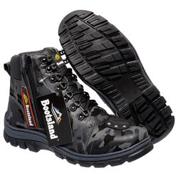 Bota Coturno Bootsland Motociclista Masculina C/ F... - LOJA BOOTSLAND