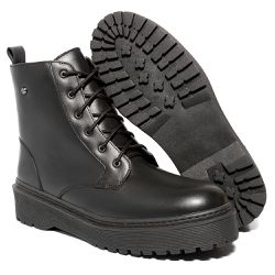 Coturno Feminino Moda Blogueira C/ Ziper Plataform... - LOJA BOOTSLAND