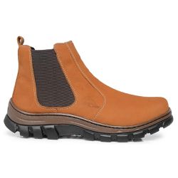 Botina Chelsea Masculina Bootsland Em Couro Legiti... - LOJA BOOTSLAND