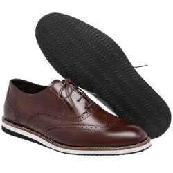 Sapato Oxford Masculino Sport 100% Couro Lançament... - LOJA BOOTSLAND