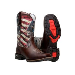 Bota Masculina Texana Silk U.s.a Em Couro Legítimo... - BOTAS MANGALARGA