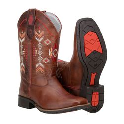 Bota Country Feminina Em Couro Legitimo Havana Can... - BOTAS MANGALARGA