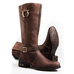 Bota Texana Montaria Feminina De Cano Longo - 3031 - BOTAS MANGALARGA