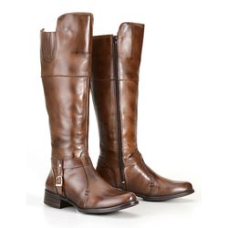 Texana Montaria Estilo Over The Knee Em Couro - 3... - BOTAS MANGALARGA