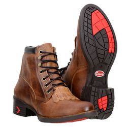 Coturno Country Masculino Em Couro Legitimo - 9030 - BOTAS MANGALARGA