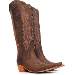 Bota Sierra Castanho Cano Super Alto - 10239 - BOTAS MANGALARGA