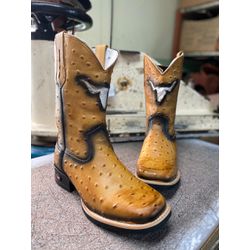 Bota Texana em Couro Touro - BTM54 - Botas Texanas Fabi