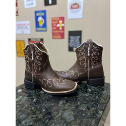 Botina em Couro Arame - BM21 - Botas Texanas Fabi