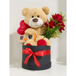 Box Urso Te Amo - Floricultura FLORA BARIGUI