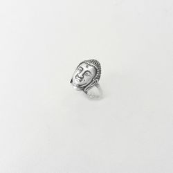 Anel Buda menor com zircônia prata 925 - AN233 - BRAGHETTO