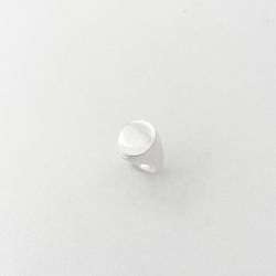 Anel liso oval prata 925 - AN597 - BRAGHETTO