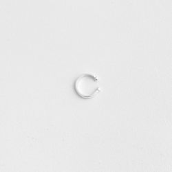 Piercing fake argolinha fina lisa prata 925 - B62 - BRAGHETTO