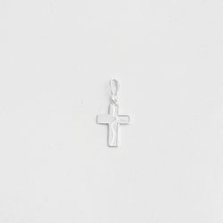 Pingente cruz desenho Espírito Santo prata 925 - P... - BRAGHETTO