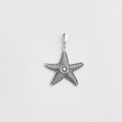 Pingente estrela do mar grande prata 925 - P140 - BRAGHETTO