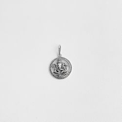 Pingente redondinho ganesha prata 925 - P115 - BRAGHETTO