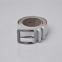 Cinto Branco Masculino Fasolo Largo - Branco Store