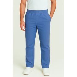 Calça Azul Celeste Masculina Gabardine - Pijama Ci... - BRANCURA