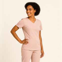 Camisa Scrub Pijama Cirúrgico Rosa Bebê - SC5680 - BRANCURA