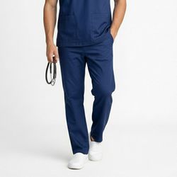 Calça Azul Marinho Gabardine Masculina - Pijama Ci... - BRANCURA