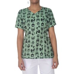 Camisa Scrubs Cães Veterinária Estampado - Pijama ... - BRANCURA