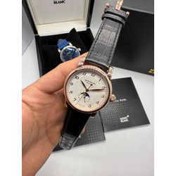 21-MBL21 - Relogio Montblanc Couro Automático Prat... - Junior Relógios de Luxo