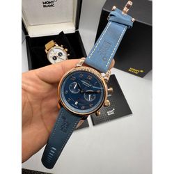 22-MBB22-005 - Relogio Montblanc Couro Rose - Junior Relógios de Luxo