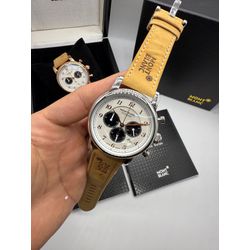 22-MBB22 - Relogio Montblanc Couro - Junior Relógios de Luxo