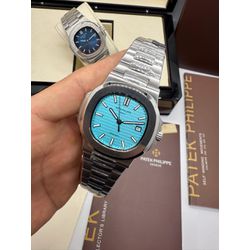 9-PKAÇL-007 - Relogio Patek Philippe Nautilus Tifa... - Junior Relógios de Luxo