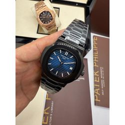 9-PKAÇL-008 - Relogio Patek Philippe Nautilus Blac... - Junior Relógios de Luxo