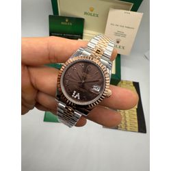 45-RXRDP - Relogio Rolex Datejust Jubille Romano 3... - Junior Relógios de Luxo