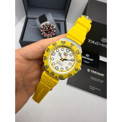 38-THBP38 - Relogio Tag Heuer F1 Borracha Dolorgta... - Junior Relógios de Luxo