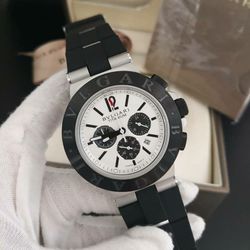 BVTIBO-008 - Relogio Bvlgari Titanium Borracha Cod... - Junior Relógios de Luxo