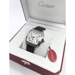 CRSCO-001 - Relogio Cartier Santos Cronógrafo Cour... - Junior Relógios de Luxo