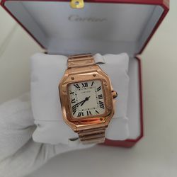 CRAQ33-006 - Relogio Cartier Santos - Junior Relógios de Luxo