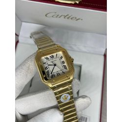 CRAQ33-001 - Relogio Cartier Santos - Junior Relógios de Luxo