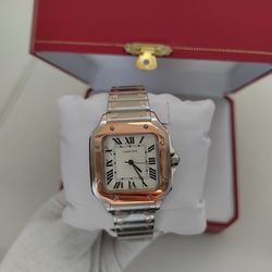 CRAQ33-005 - Relogio Cartier Santos - Junior Relógios de Luxo