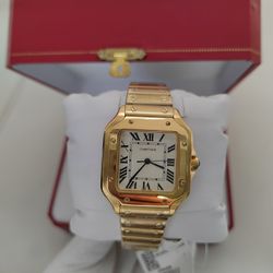 CRAQ33-004 - Relogio Cartier Santos - Junior Relógios de Luxo
