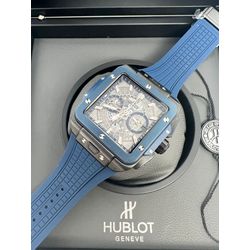 HBHQ-009 - Relogio Hublot Square Bang - Junior Relógios de Luxo