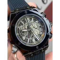 HBTR-003 - Relogio Hublot Caixa Transparente Cod.h... - Junior Relógios de Luxo