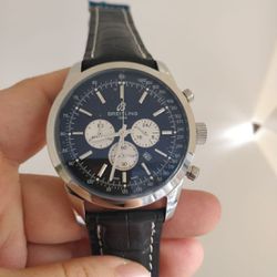 BRTRCO-001 - Relogio Breitling Transocean Couro Co... - Junior Relógios de Luxo