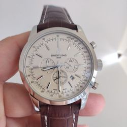 BRTRCO-003 - Relogio Breitling Transocean Couro Co... - Junior Relógios de Luxo