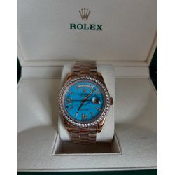 RXMPCO-001 - Relogio Rolex DAY DATE PEDRA Cod.RXMP... - Junior Relógios de Luxo