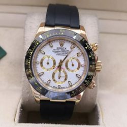 RXDYBO-006 - Relogio Rolex Daytona Borracha Cod.rx... - Junior Relógios de Luxo