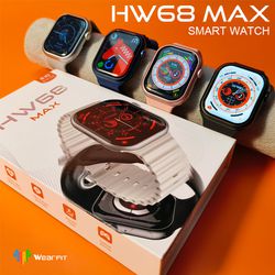 36-HW68 MAX - Smartwatch Hw68 Max - Junior Relógios de Luxo