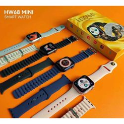 66-W68 MINI - Smartwatch W68 Mini - Junior Relógios de Luxo