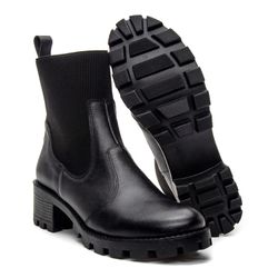 Bota Feminina Tratorada Elastico - 1001 - BRAVATTO