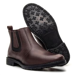 Botina Masculina Floater Café - 3001 Floater café... - BRAVATTO
