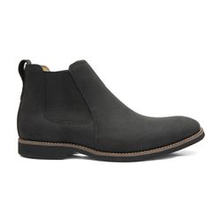 Botina Premium Couro Crazy Horse - Preta - Bretero